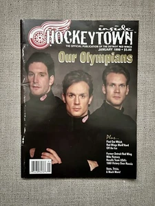 Hockeytown Lidstrom Shanahan Yzerman Olympics Detroit Red Wings Program No Label - Picture 1 of 2