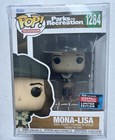 W/CASE FUNKO POP! TELEVISION #1284 MONA LISA 2022 FALL CONVENTION PARKS & REC