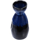  Japanische Sake Flasche Keramik Ofen blau Weingut Krug Wasserkrüge Vintage