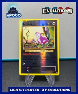 Rattata Reverse Holo 66/108 - XY Evoluciones Pokemon TCG LIGERAMENTE JUGADO Pokémon ✅ - Imagen 1 de 2