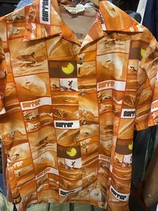 Camisa Aloha de Colección Años 60 Revista Surfer John Severson Surf Surf Impresión Fotográfica - Imagen 1 de 8