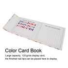 Professional 120Colors Nail Art Color Card Nail Polish Gel Color Display GSA