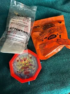 3 SPIELZEUG. Taco Bell Magneti Bugz + Wendy'S Jackie Chan + Arby's Oops Baseball Neu - Bild 1 von 7