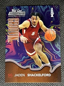 2022 Wild Card Alumination JADEN SHACKELFORD RC #BG-17 NARANJA GROOVIN' NOVATO - Imagen 1 de 2