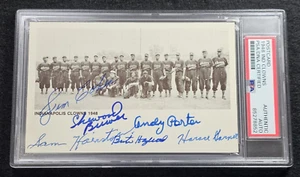 COHEN-PORTER-BREWER-HAYWOOD-GARNER-HAIRSTON-(6)Signed Real Photo Postcard-PSA - Picture 1 of 5