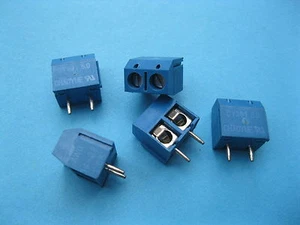 60 piezas Tono 5,0 mm 2 pines Tornillo Bloque Terminal Conector Color Azul CY301 Nuevo - Imagen 1 de 3