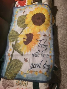 Large Garden 2-Sided Flag. 44x28 Inches.  "Today Is A Good Day" - Picture 1 of 8