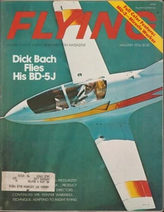 Flying Aviation Magazine Dick Bach Flies his BD-5J Pilot Error January 1976 - Picture 1 of 5
