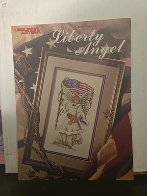 Leisure Arts No. 2054 Liberty Angel Cross Stitch Leaflet 1991 - Image 1 of 3