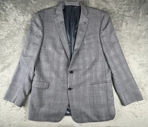 Brooks Brothers Regent Fit Blazer Mens 46L Plaid Wool Suit Jacket Sport Coat EUC - Picture 1 of 13