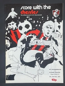 1973/74 BOURNEMOUTH V OLDHAM ATHLETIC 02-02-1974 DIVISION 3 - Picture 1 of 1