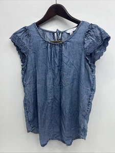 Lauren Conrad Women’s Denim Blouse- Size XS - Picture 1 of 6