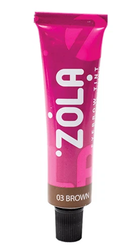 ZOLA Eyebrow Tint Base With Collagen 03 Brown 15 ml./0.5 fl.oz. - Image 1 of 1
