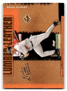 2005 Donruss Leather & Lumber Lumber & Leather # LL-22 Rafael Palmeiro
