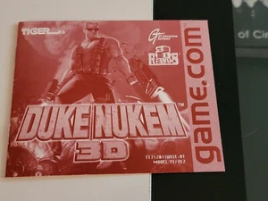 Duke Nukem 3D (Game Com, 1997) Instructions book ONLY - Picture 1 of 2