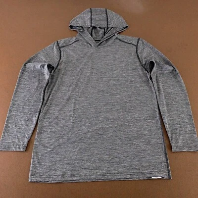 Camisa Pullover Holloway Coolcore Gris Tinte Espacial Manga Larga Con Capucha M Nueva Foto 1 de 4