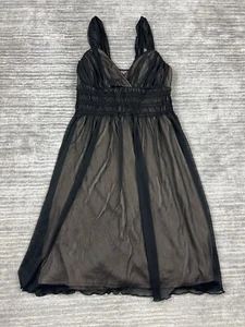 XOXO Collection Dress Womens Small Black Sleeveless Above Knee Made in USA - Picture 1 of 12