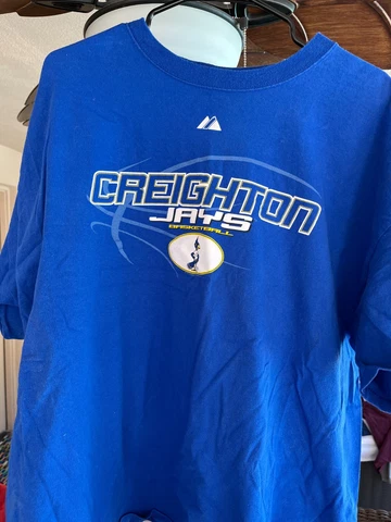 CREIGHTON UNIVERSITY 2 T-SHIRTS. PLEASE SEE PICTURES Cover