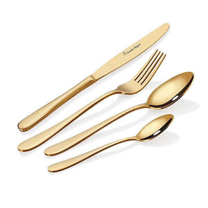 NEW Stanley Rogers Albany Gold Cutlery Set 16 Piece