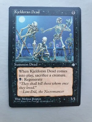 Kjeldoran Dead, MTG Ice Age (1995) Common Black Creature NM - Image 1 of 2