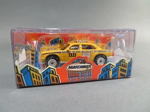 Matchbox Hero City New York Toy Show 2003 taxi (2) - Imagen 1 de 7