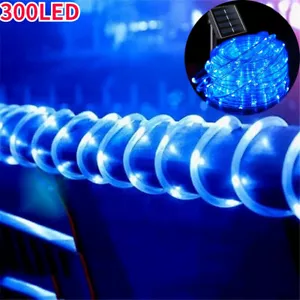 Solar Powered 300LED String Light Garden Path Yard Decor Lamp Outdoor Waterproof - Picture 1 of 17