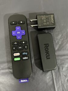 ROKU 3920X 4K Premiere Streaming Player w/Power Adapter Connector & Remote WORKS