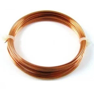 22 Ga Copper Wire Quality Round Bare Solid 35 Ft. Coil (DEAD SOFT) - Picture 1 of 1