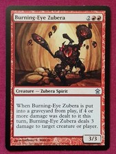 Magic The Gathering SAVIORS OF KAMIGAWA BURNING-EYE ZUBERA single red card MTG