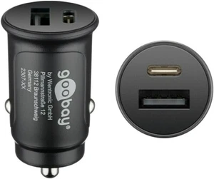 Dual-USB Auto Schnellladegerät USB-CTM PD (Power Delivery); Dual-USB Auto Schnel - Afbeelding 1 van 7