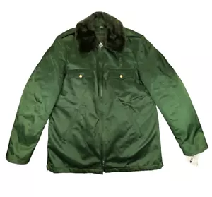 Blauer Coat 42L Men's Rare VTG New w/ Tags Green U.S.A. Tufnyl Jacket Security - Picture 1 of 9