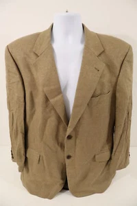 Jaeger Cashmere Silk Blazer Size 56R Brown - Picture 1 of 11