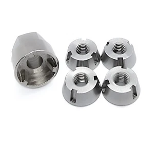 Diebstahlsichere Sicherheitsmuttern | manipulationssicher | Sicherungsmutter Set - Dreizack - M6 bis M8 - Bild 1 von 10