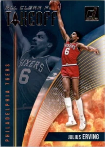 Donruss 2018-19 todo transparente para despegue #13 Julius Erving - casi nuevo- como nuevo - Imagen 1 de 2