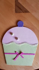 Memo- / Magnetboard „Cupcake“ - 29cm x 36cm - mit 4 Cupcake Magnete - Bild 1 von 2