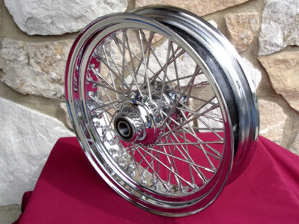 16X3.5 60 SPOKE KCINT DNA  FRONT WHEEL 1984-99 HARLEY HERITAGE FAT BOY SOFTAIL - Image 1 of 3