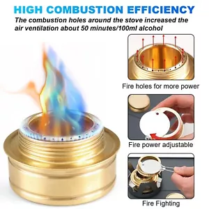 Camping Alcohol Ethanol Stove Pot Holder Cookware Backpacking Hiking Camping New - Picture 1 of 14