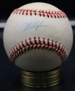 Mo Vaughn Signed Rawlings OAL Baseball Budig Boston Red Sox Autograph D12816 - Picture 1 of 6