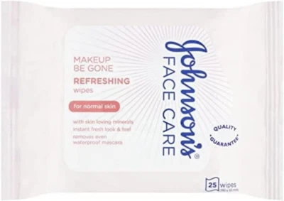 Johnson'S Face Care Makeup Be Gone Refreshing Wipes (25) - Pack of 6 - Image 1 of 4