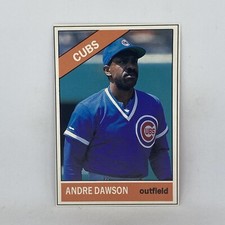 Andre Dawson Hand Cut Insert 1991 Baseball Cards Magazine #9 Mint Condition