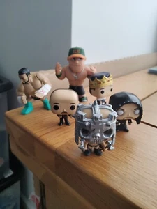 6x WWE Wrestling Mini Figure Funko & Rumblers Inc HHH, Cena, Undertaker, Punk - Picture 1 of 14