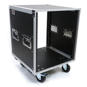 OSP 12u Space Deluxe ATA Amp / Effects Studio Rack Case w/Wheels - Picture 1 of 7