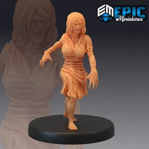 6K Harz 32 mm epische Miniaturen Vampir Spawn weiblich (Medium) für D&D, Rollenspiel - Bild 1 von 1