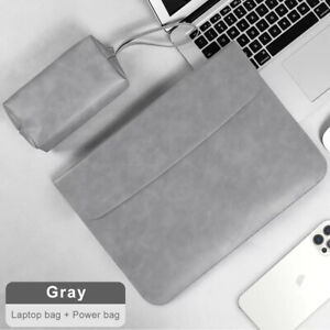 PU Leather Laptop Bag For Macbook Air Pro Lenovo HP 13 14 15 16 inch Sleeve Case