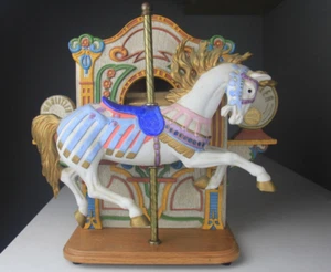 Vintage Tobin Fraley Sankyo Wurlitzer Carousel Horse Music Box Limited Edition - Picture 1 of 24