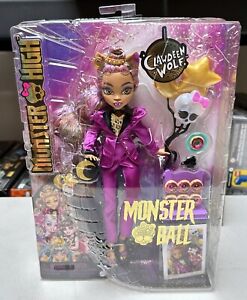 2023 Monster High Clawdeen Wolf Monster Ball Party Fashion Doll *IN HAND*