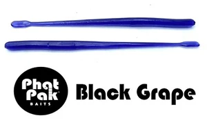 Robo Worm Style Drop Shot Finesse Straight Tail Worm Bass Fishing Lure 30ct 6" - Picture 1 of 68