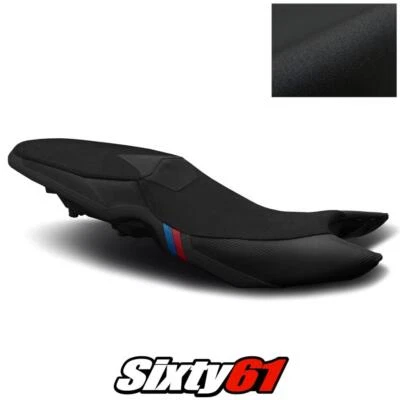 Cubierta de asiento BMW F800GT 2013-2017 2018 2019 delantera negra Luimoto Tec-Grip gamuza Foto 1 de 3