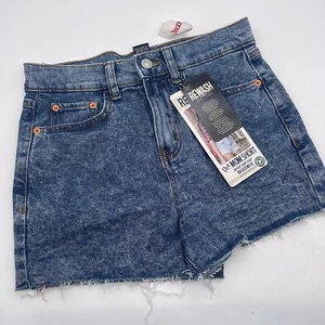 REWASH Women's Size 1 / 25 Vintage Super High Rise Mom Cut-Off Jean Shorts T2 - Picture 1 of 9