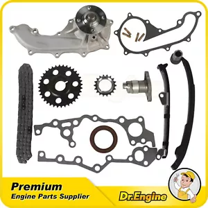 Timing Chain Kit w/Water Pump fit 95-04 Toyota Tacoma 2.4L 16V DOHC 2RZFE - Foto 1 di 11